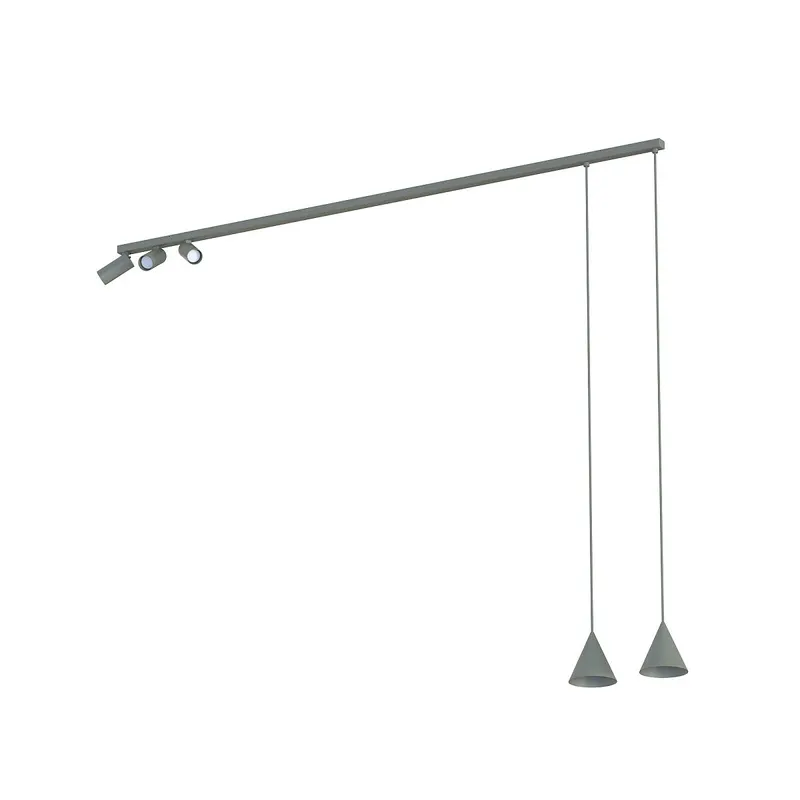 Lampa suspendata DOVEL LINE LONG - Grey