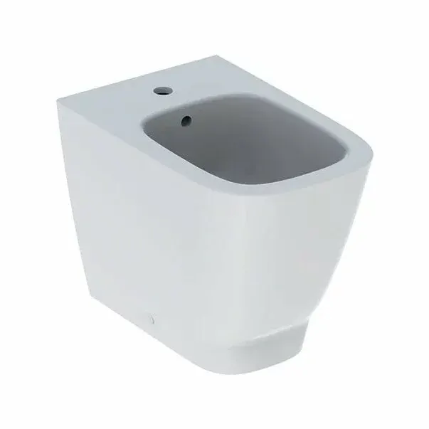Bideu pe pardoseala Geberit Smyle Square alb