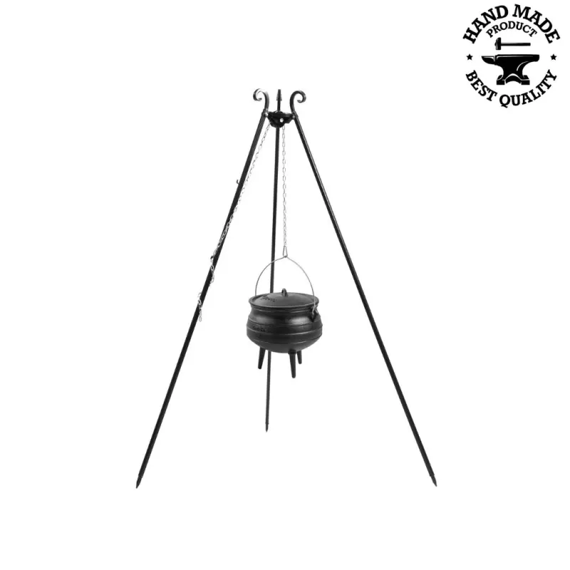 Trepied 180 cm cu ceaun fonta 6 l