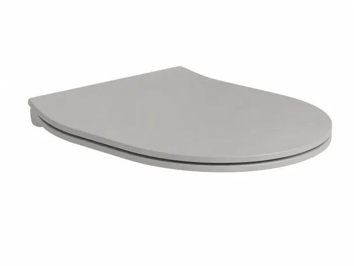 Capac vas wc cu soft close, quick release, cement mat, Hatria Planeta
