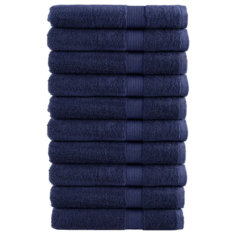 prosoape premium solund 10buc bleumarin 100x200cm 600gsm