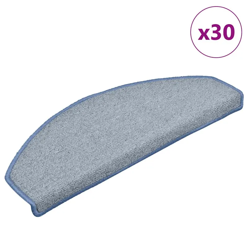 covorase scara 30 buc gri deschis si albastru 65x24x4 cm