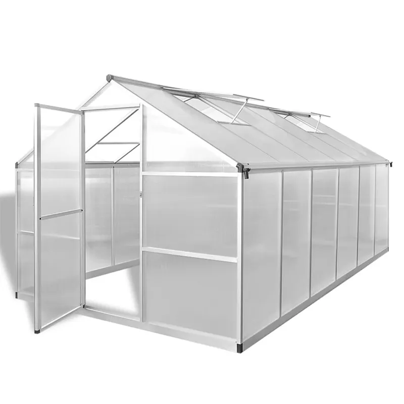 sera din aluminiu ranforsat cu cadru la baza, 9,025 m2