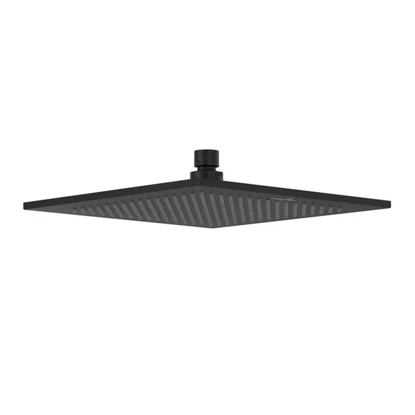 Palarie de dus patrata VilleroyBoch Universal 25x25 cm negru mat periat 1 functie