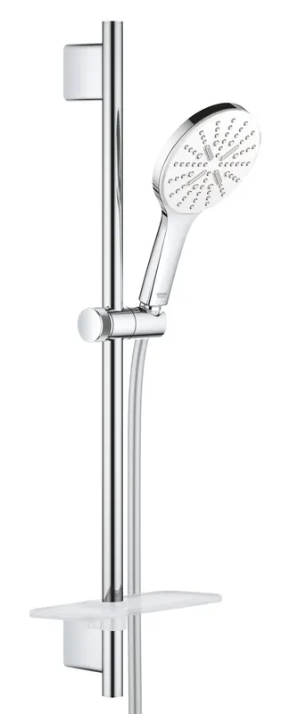 Coloana dus Grohe 26577LS0, SmartActive 130, 600 mm, 3 functii, etajera, crom