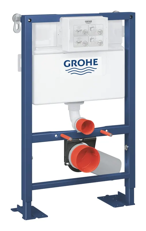 Cadru WC Grohe 38587000, 820 mm, 500 mm, 90, 110 mm, 480 mm, 2 moduri spalare, incastrat, uscata, otel