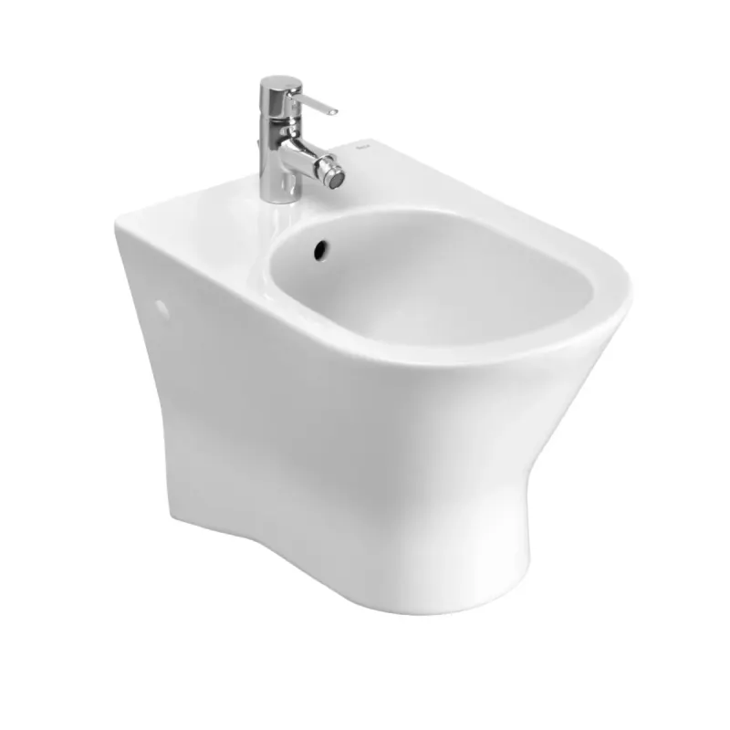 Bideu Roca A357645000, Nexo, montaj suspendat, preaplin, zona montaj interior, suprafata antibacteriana, alb