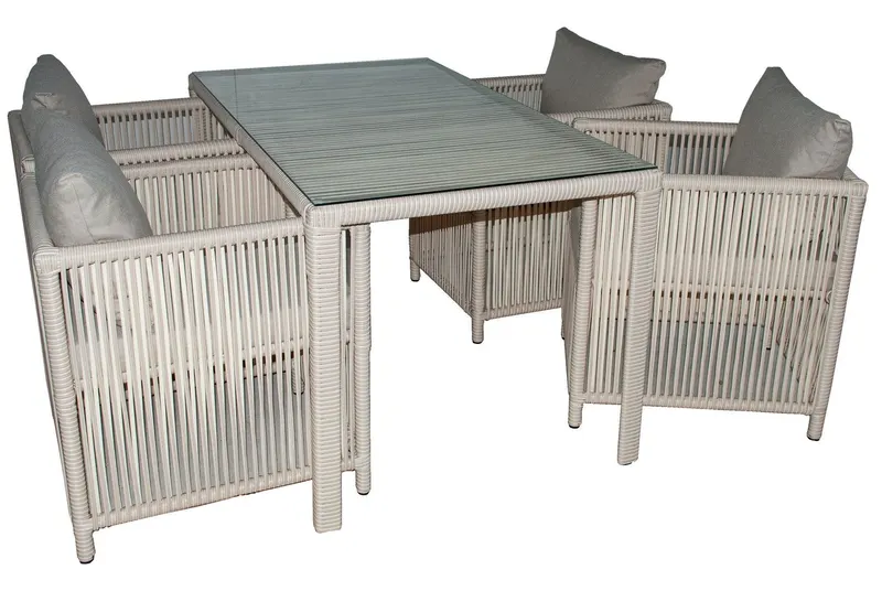Set De Lounge De Grădină Mana 2, Maro Inchis, 71X70X74 Cm - arsiv2