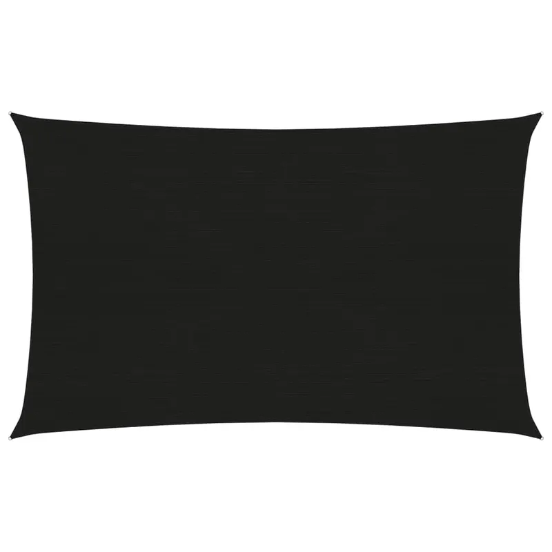 panza parasolar, negru, 2x4,5 m, hdpe, 160 g/m2