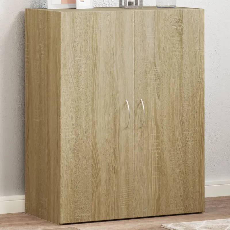 fiset, stejar sonoma, 60x32x77,5 cm, lemn prelucrat