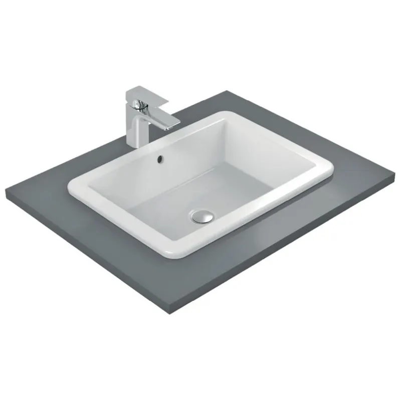 Lavoar incastrat alb 60 cm, dreptunghiular, Ideal Standard Strada