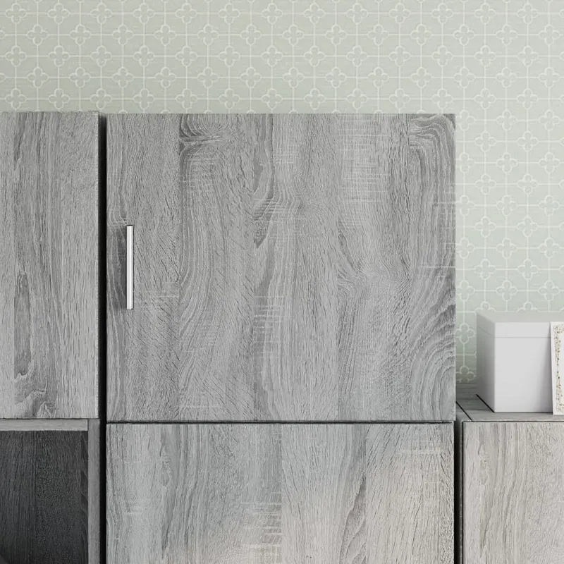 dulap de perete, gri sonoma, 45x42,5x40 cm, lemn prelucrat