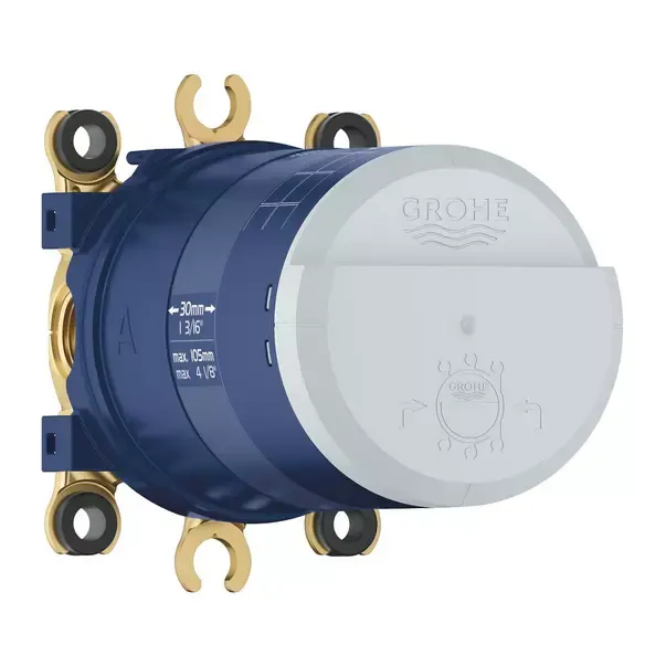 Valva dus fix Grohe 26483000, 1 bar, 115 mm, 105 mm, 2 functii palarie dus, 1 nr iesiri, 2 nr intrari, alama