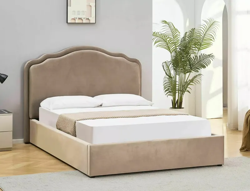 Pat FALDINA VELVET 160 x 200 CM - Beige / 160x200cm