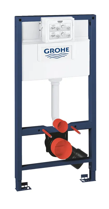 Cadru WC Rapid SL Grohe 38525001, 985 mm, 500 mm, 90, 110 mm, 480 mm, 2 moduri spalare, incastrat, otel