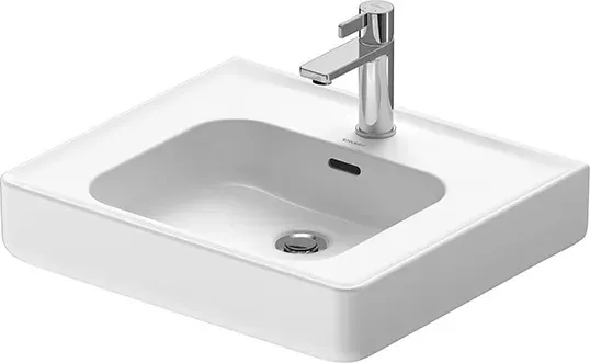 Lavoar Duravit 2376550000, Soleil, montaj pe perete, preaplin, zona montaj interior, elemente fixare ascunse, alb