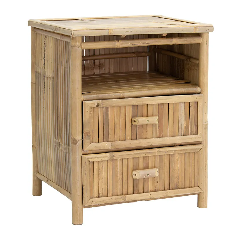 Noptiera Ofra Bamboo, Natur, 56x46x69 cm - Natur