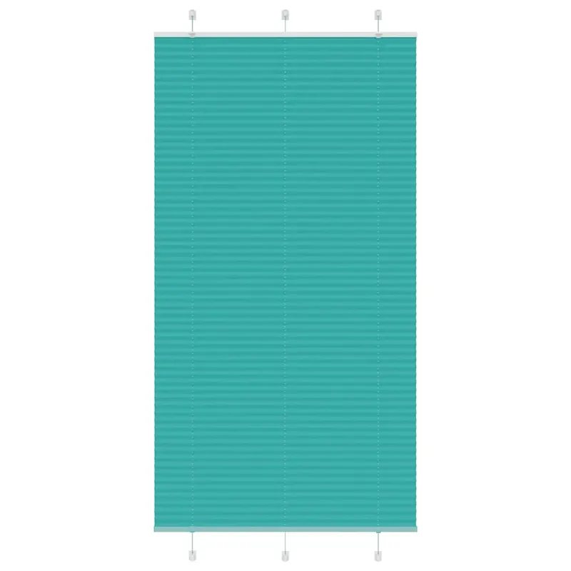 jaluza plisata verde petrol 105x200 cm latime tesatura 104,4 cm