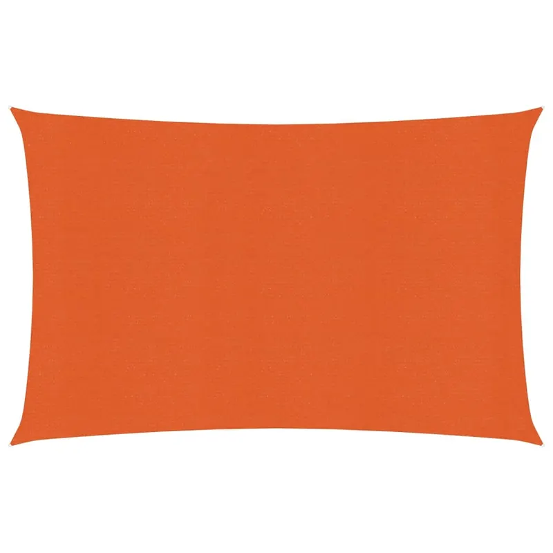 panza parasolar, portocaliu dreptunghiular 4x5 m hdpe 160 g/m2