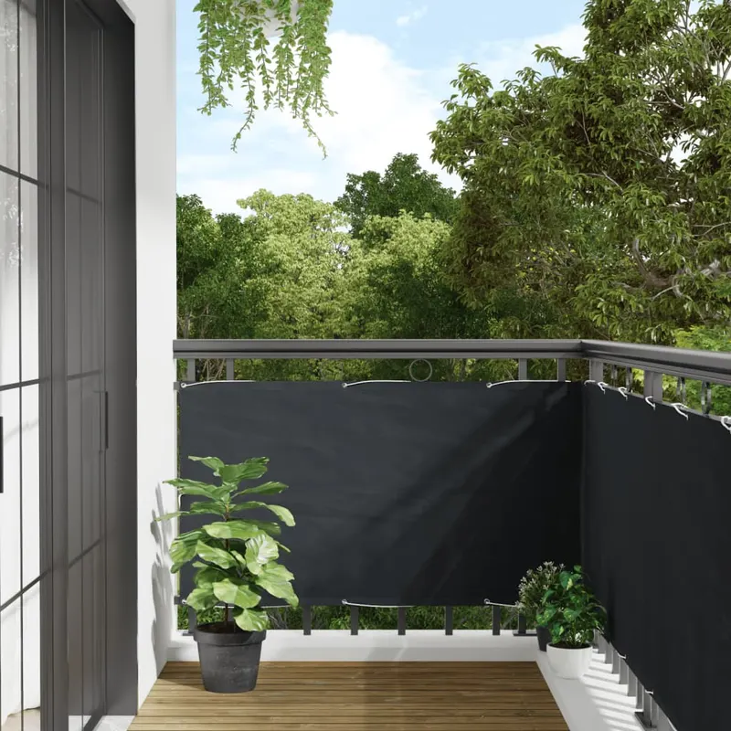 prelata balcon, material textil oxford, 75 x 400 cm, antracit