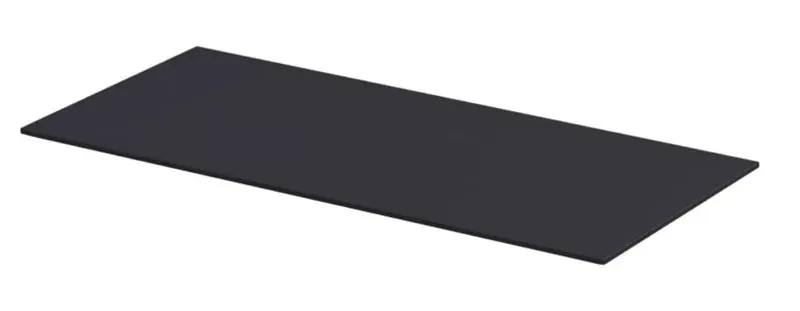 Blat lavoar Oristo Uni, 1000 x 459 mm, mat, negru, 00-BU-100-8