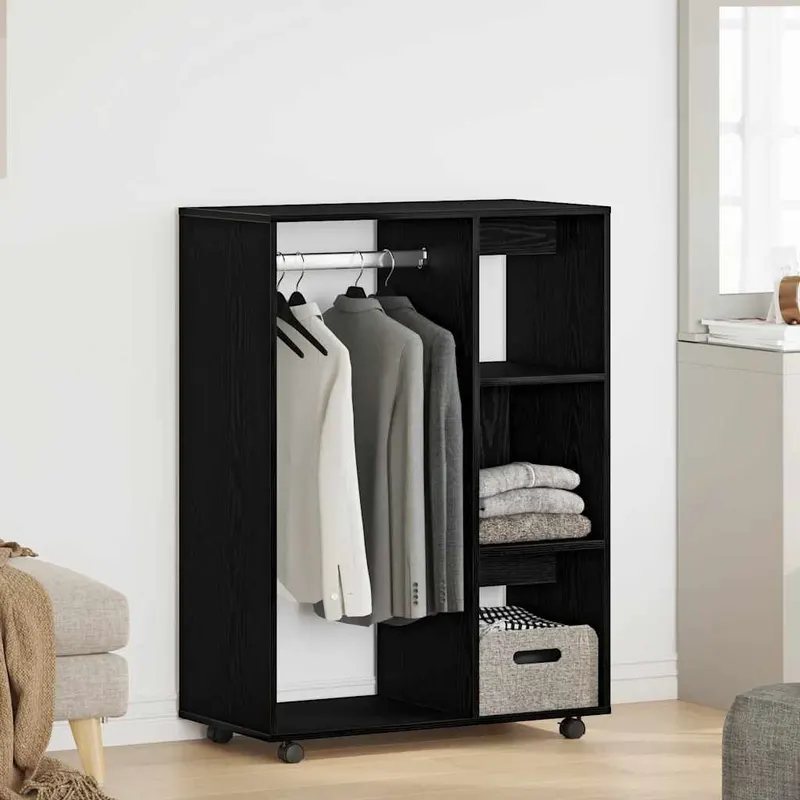 sifonier, stejar negru, 80x40x110 cm, lemn prelucrat