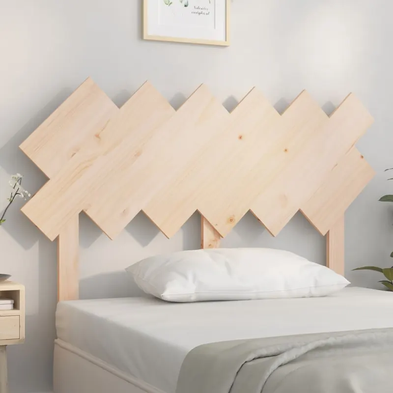tablie de pat, 122,5x3x80,5 cm, lemn masiv de pin