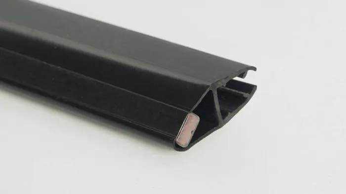 Garnitura magnetica pentru cabine de dus, 196 cm, negru, Deante Kerria Plus