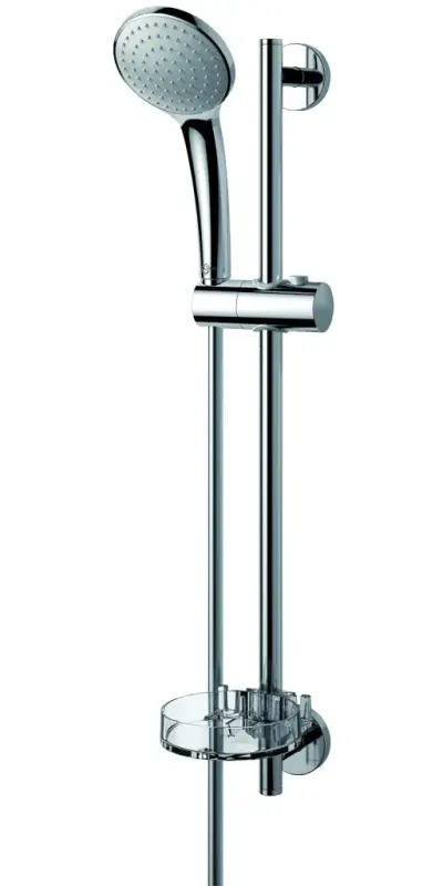 Set dus, para 100 mm cu furtun 175 cm si bara 60 cm, crom, Ideal Standard IdealRain