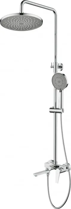 Set de dus cu baterie termostatata crom, palarie, 3 functii, Deante Neo Ivo