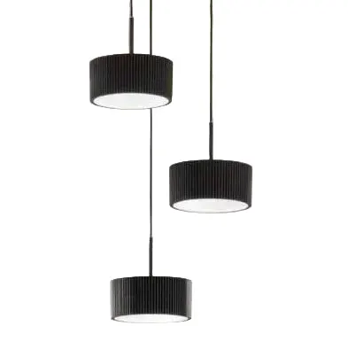 Lampa suspendata PATTY 3L - Negru