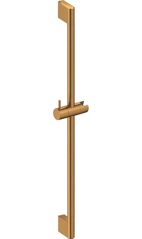 Bara dus Duravit UV0600004004, 700 mm, 70 mm, universal, suport dus reglabil, pe perete, metal, abs, Bronz