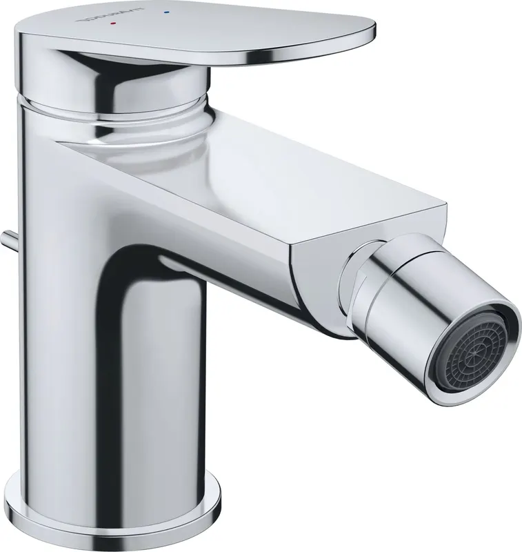 Baterie bideu Duravit WA2400001010, Wave, tip comanda monocomanda, marime s, tip instalare pe bideu, crom