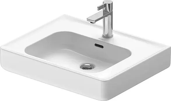 Lavoar Duravit 2376600000, Soleil, montaj pe perete, preaplin, zona montaj interior, elemente fixare ascunse, alb
