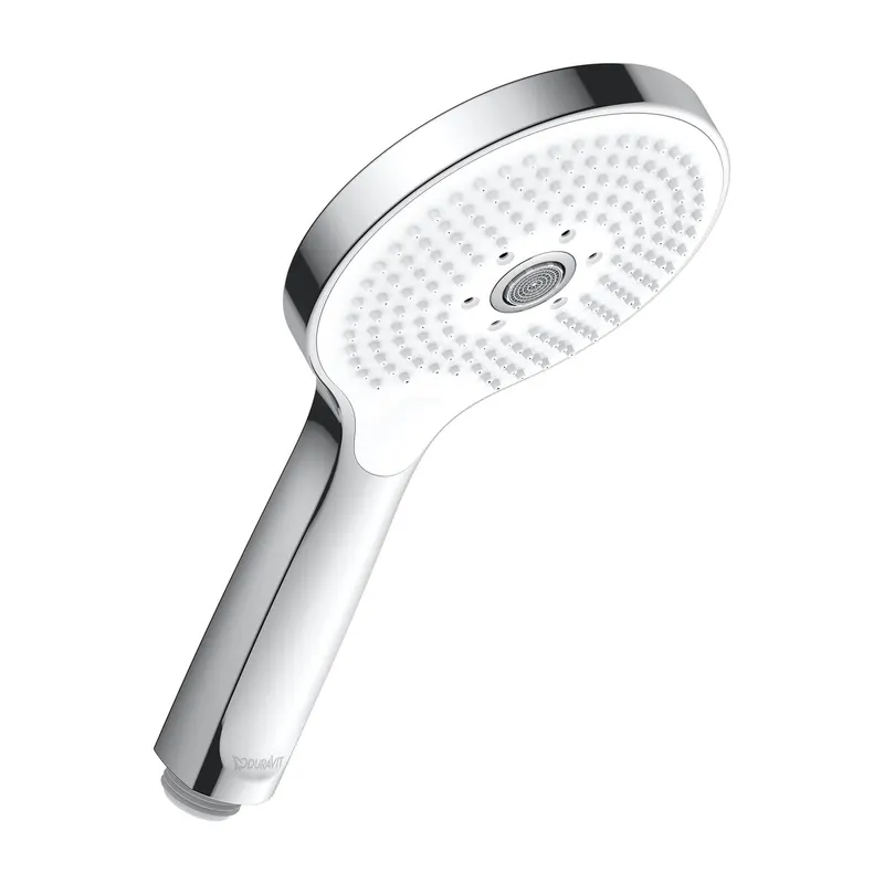 Para de dus Duravit UV0652017010, dus, diametru 120 mm, 3 functii, montaj universal, racord 1 2 , crom