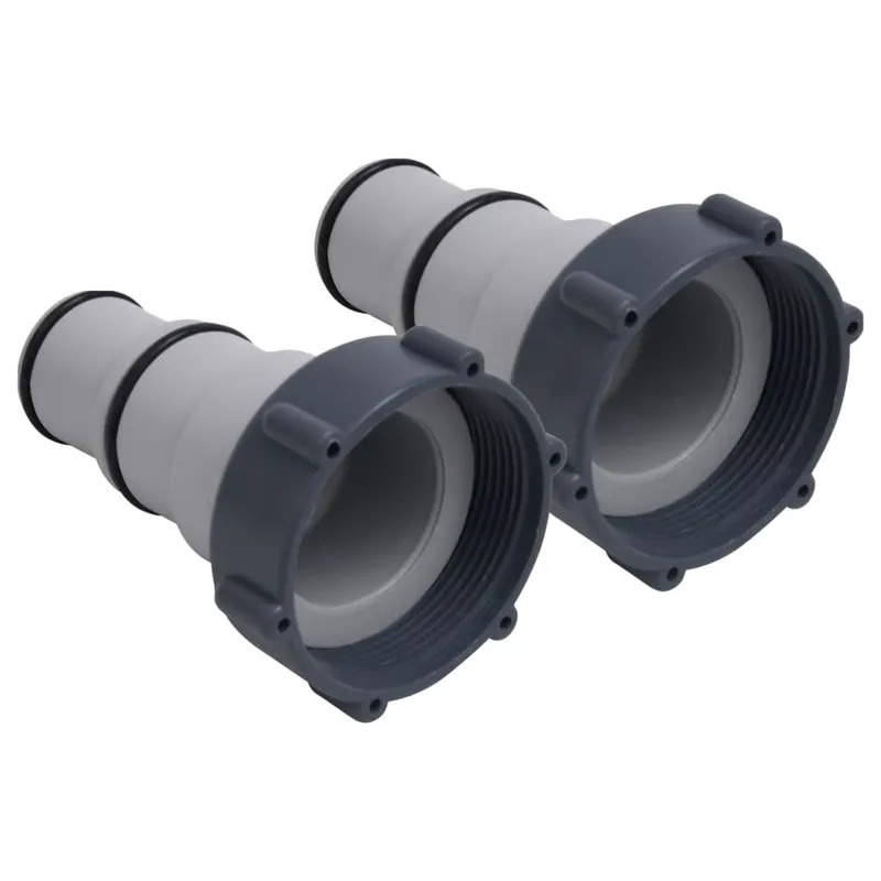 adaptor furtun pentru piscina, 2 buc., plastic