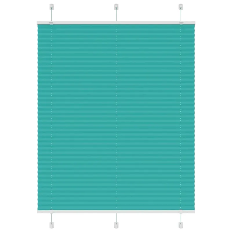 jaluza plisata verde petrol 110x150 cm latime tesatura 109,4 cm