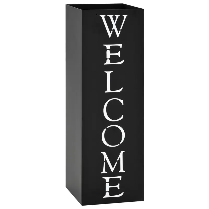 suport de umbrele welcome, otel, negru