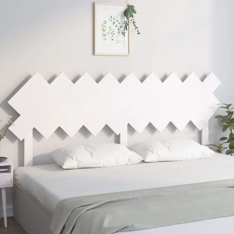 tablie de pat, alb, 178x3x80,5 cm, lemn masiv de pin