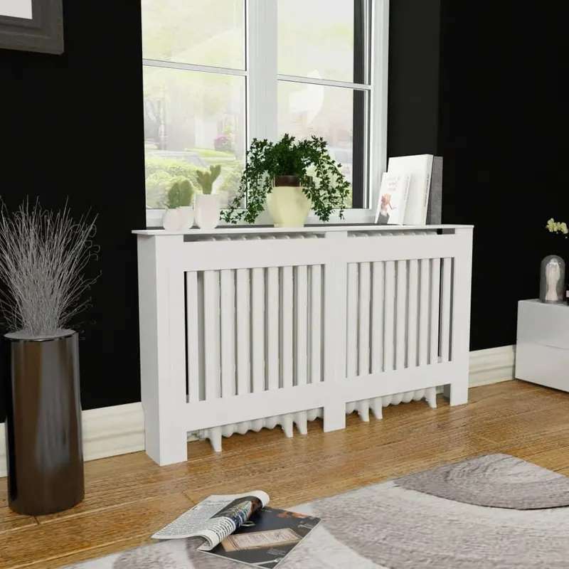 Masca de calorifer, dulap radiator, alb, 152 cm, mdf
