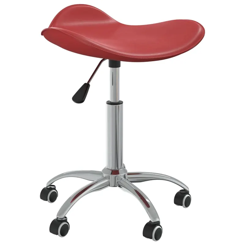 scaun de birou, rosu vin, piele ecologica