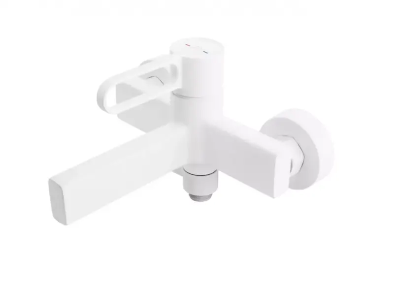 Baterie cada FDesin Zaffiro FD1-ZFR-1-33, 1 2 , aparenta, diverter, anti-reflux, mat, alb