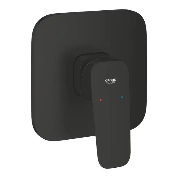 Unitate comanda Grohe 1017772430, Cubeo, tip comanda monocomanda, tip incastrare aparent, necesita kit instalare, negru