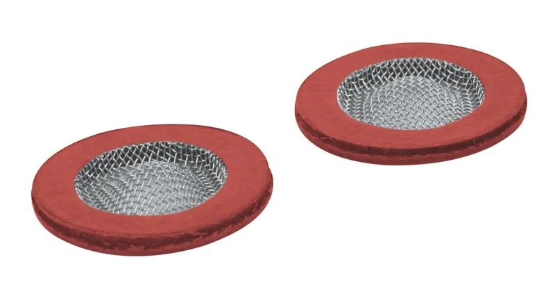Filtru baterie cada dus Grohe 0726400M, 2 bucati, crom