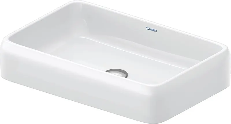 Lavoar Duravit 2383600079, Qatego, montaj pe blat, nr orificii baterie fara, zona montaj interior, alb
