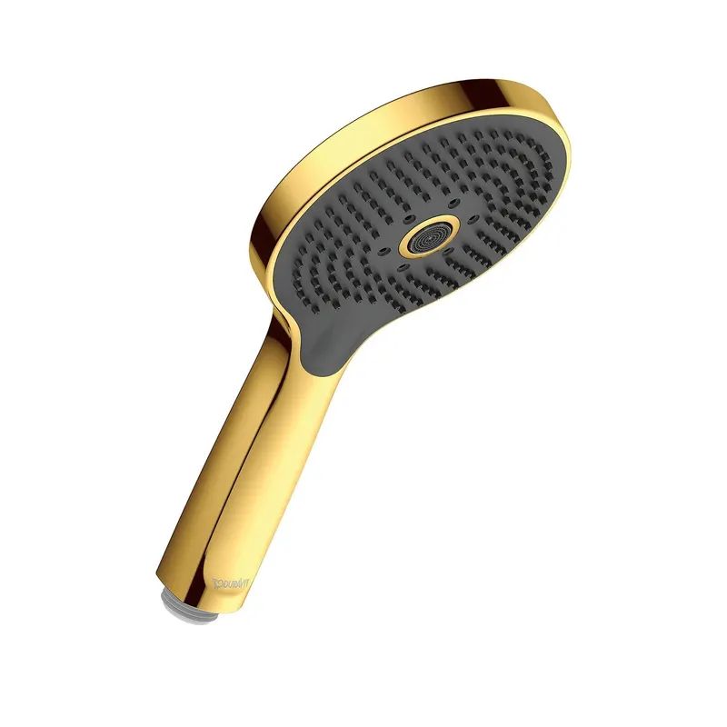 Para de dus Duravit UV0652017034, dus, diametru 120 mm, 3 functii, montaj universal, racord 1 2 , auriu