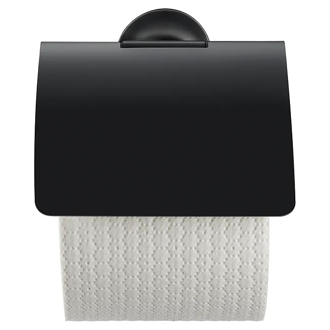 Suport hartie Duravit 0099404600, igienica Starck T, tip instalare pe perete, numar orificii instalare 2, negru