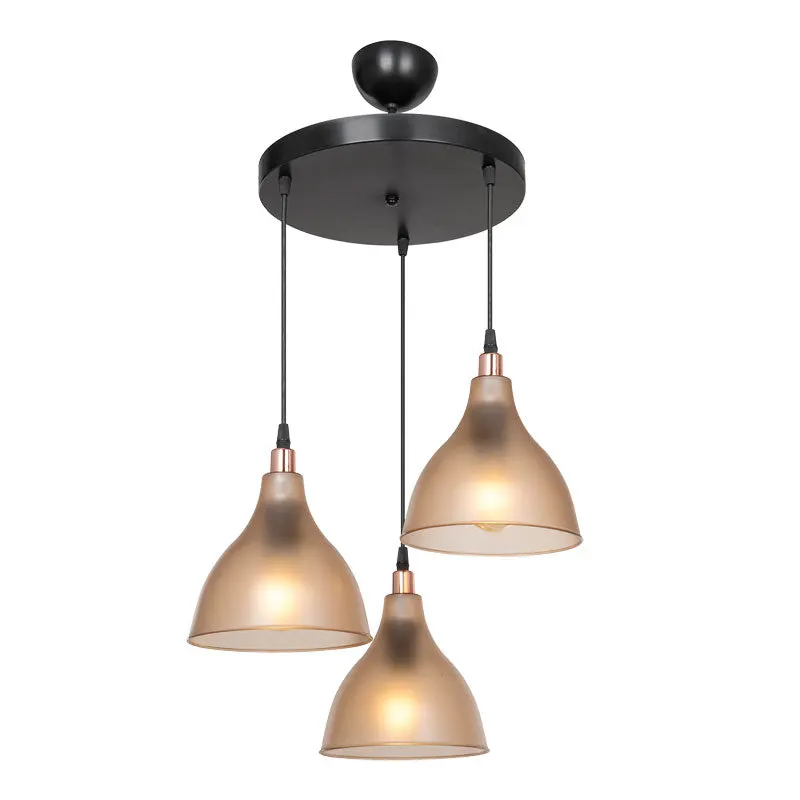 Lustra Orazio, Auriu - Gri inchis, 40x80 cm - Auriu