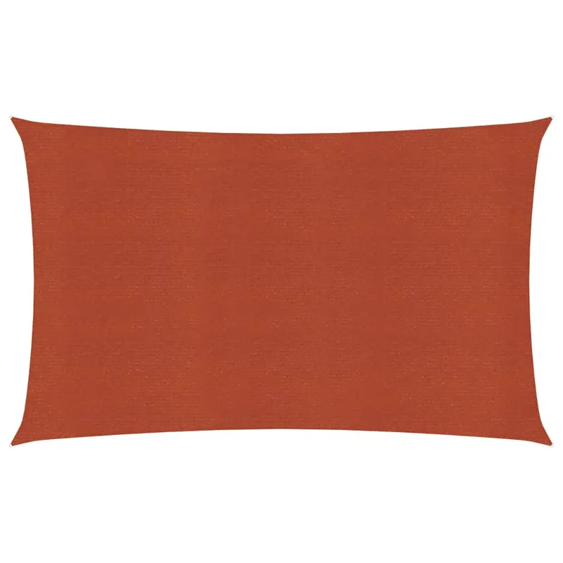 panza parasolar, caramiziu, 4x7 m, hdpe, 160 g/m2