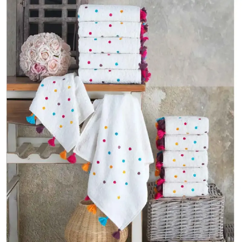Set 2 Prosoape, Alb, 90x50 cm